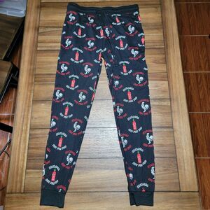 Siracha Black Pajama Pants w/ Logos - Size Small